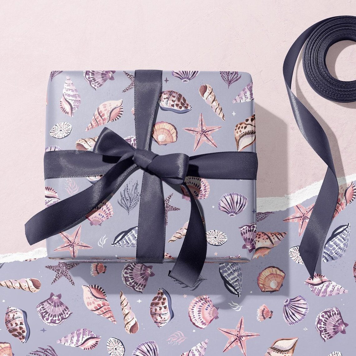 Shells Wrapping Paper | Birthday Wrapping Paper | Shells Craft Paper ...
