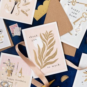 Leaf Thank You Card | Thanks Card | Gratitude Card | Thank You Teacher Card | Gratitude Card | Thankyou Card image 3