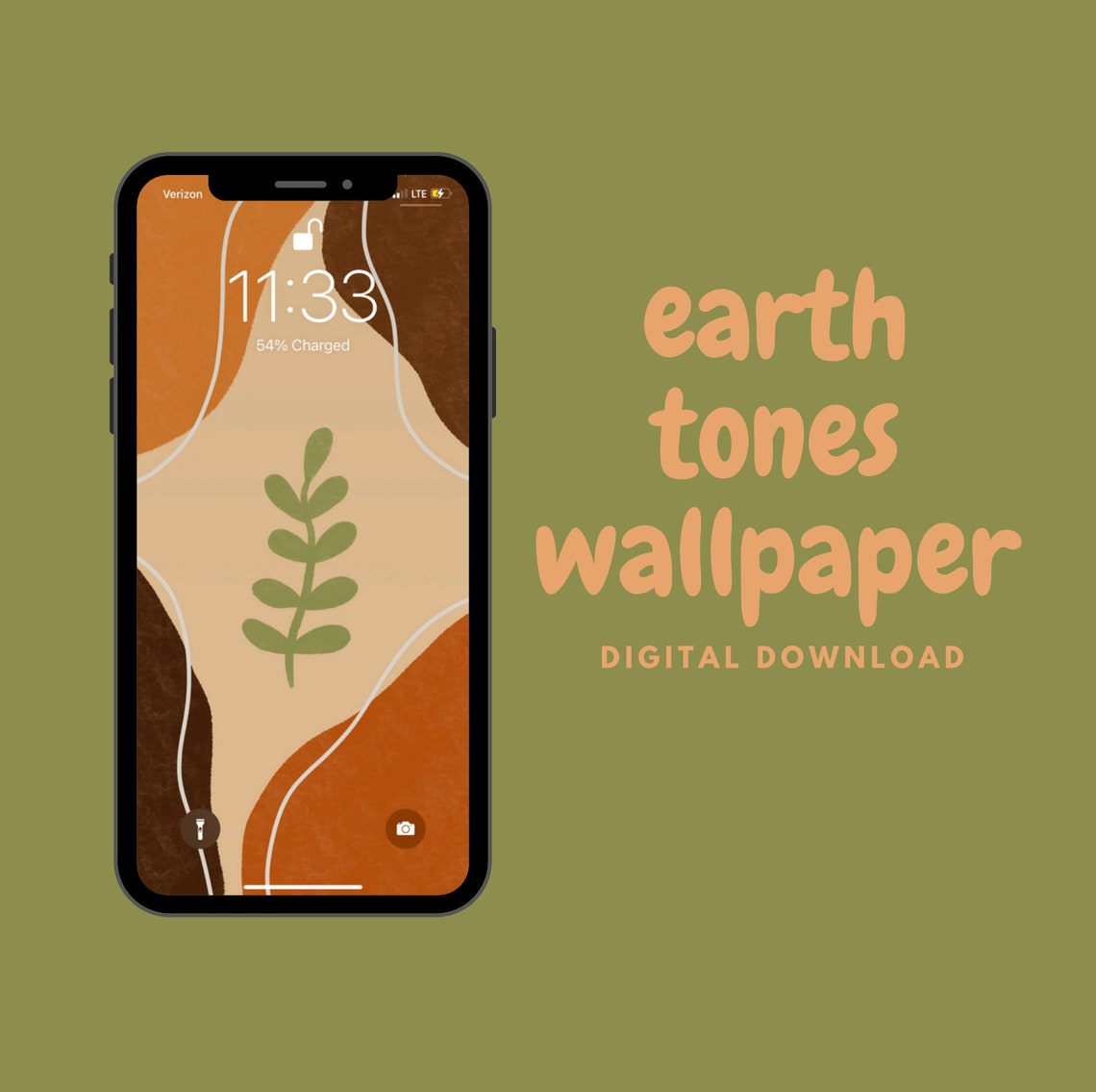 Earth Tones iPhone/iPad Wallpaper | Etsy
