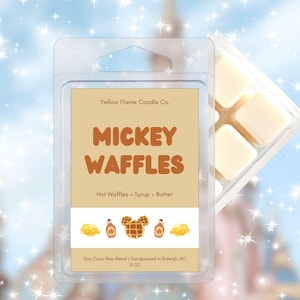 Mickey Waffles | Disney wax melts | Disney scents | Disney gifts | Disney world resort scents | waffle wax melt | disney inspired