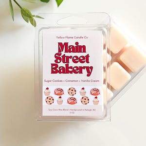Main Street Bakery | Disney wax melt | Magic kingdom scent | Disney inspired candle | Disney scent | bakery wax melt | Main street usa