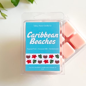 Caribbean Beaches | Disney wax melts | Disney world resort wax melt | hotel lobby wax melt | wdw resort candle | disney resort candle