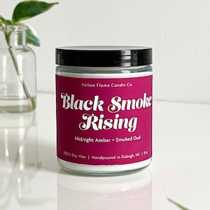 Black Smoke Rising | Soy Wax Candle