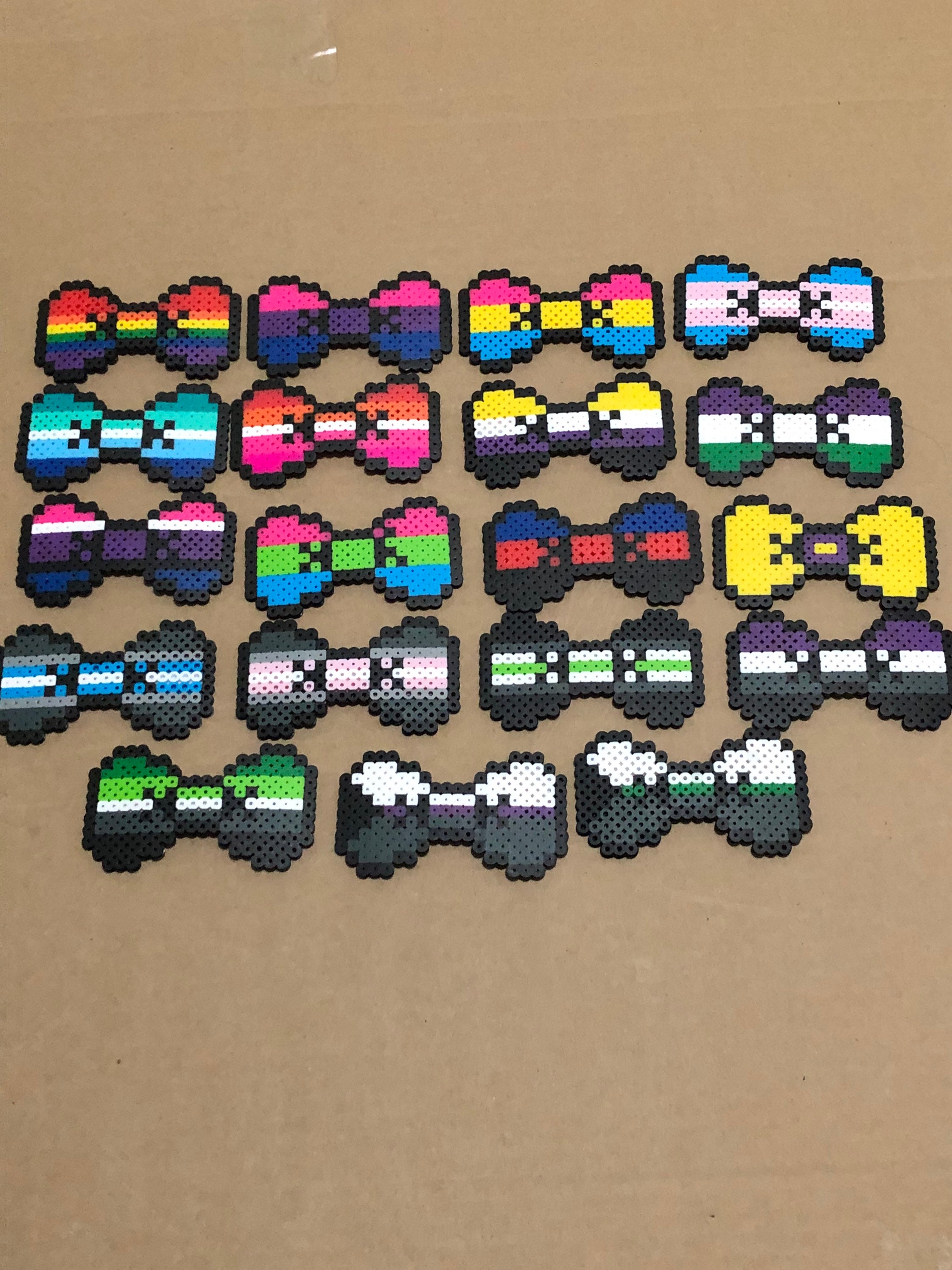 bow tie perler beads