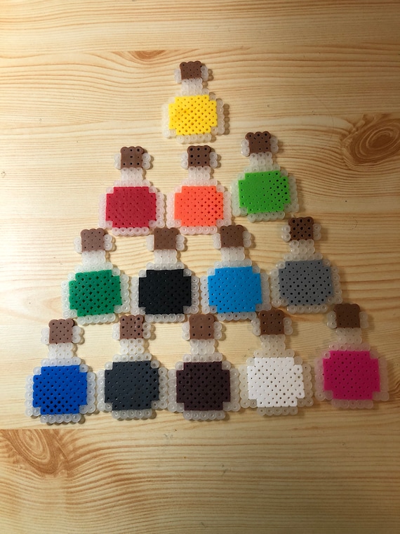 Minecraft Potions Perler Beads Etsy