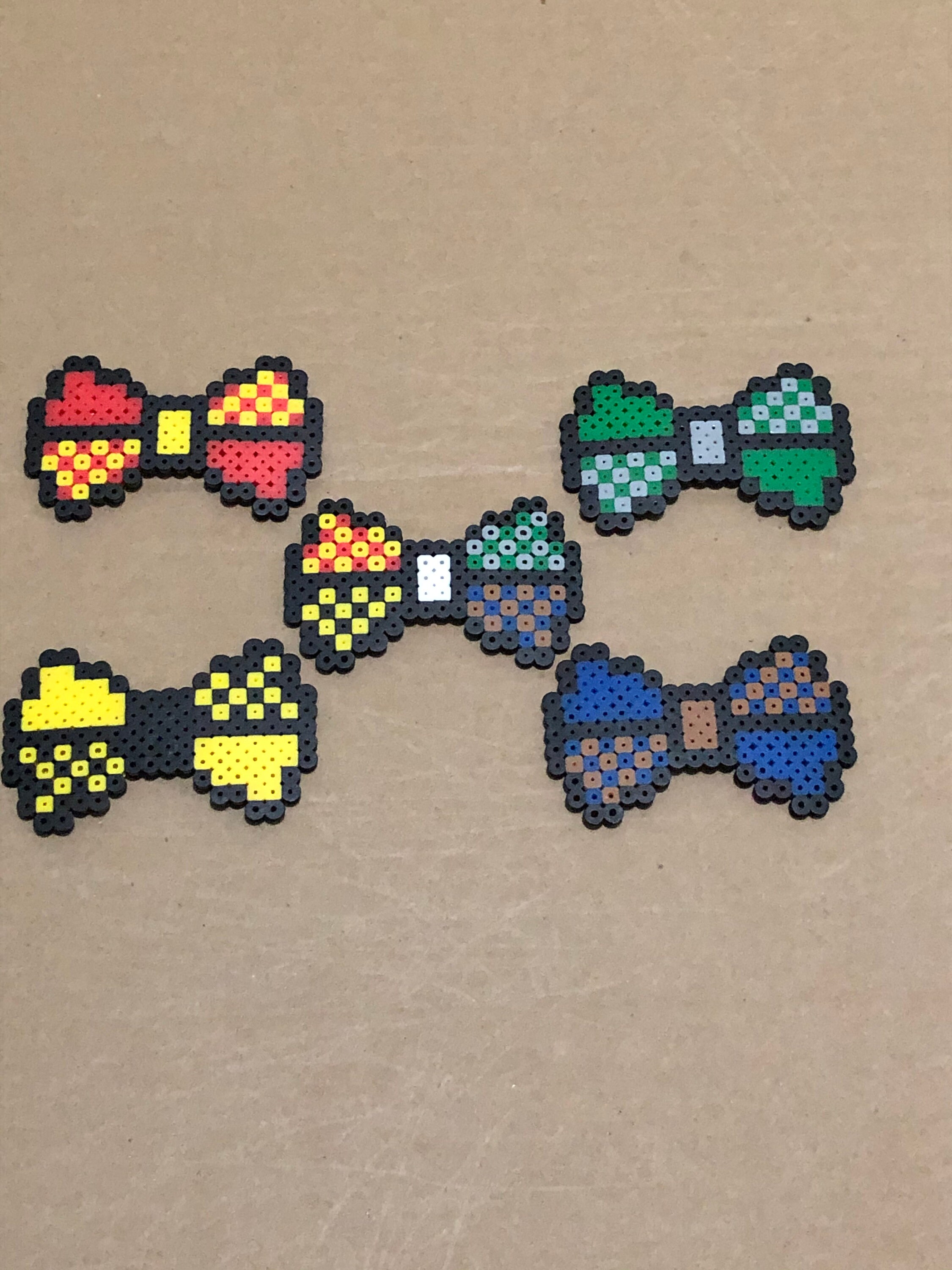 bow tie perler beads