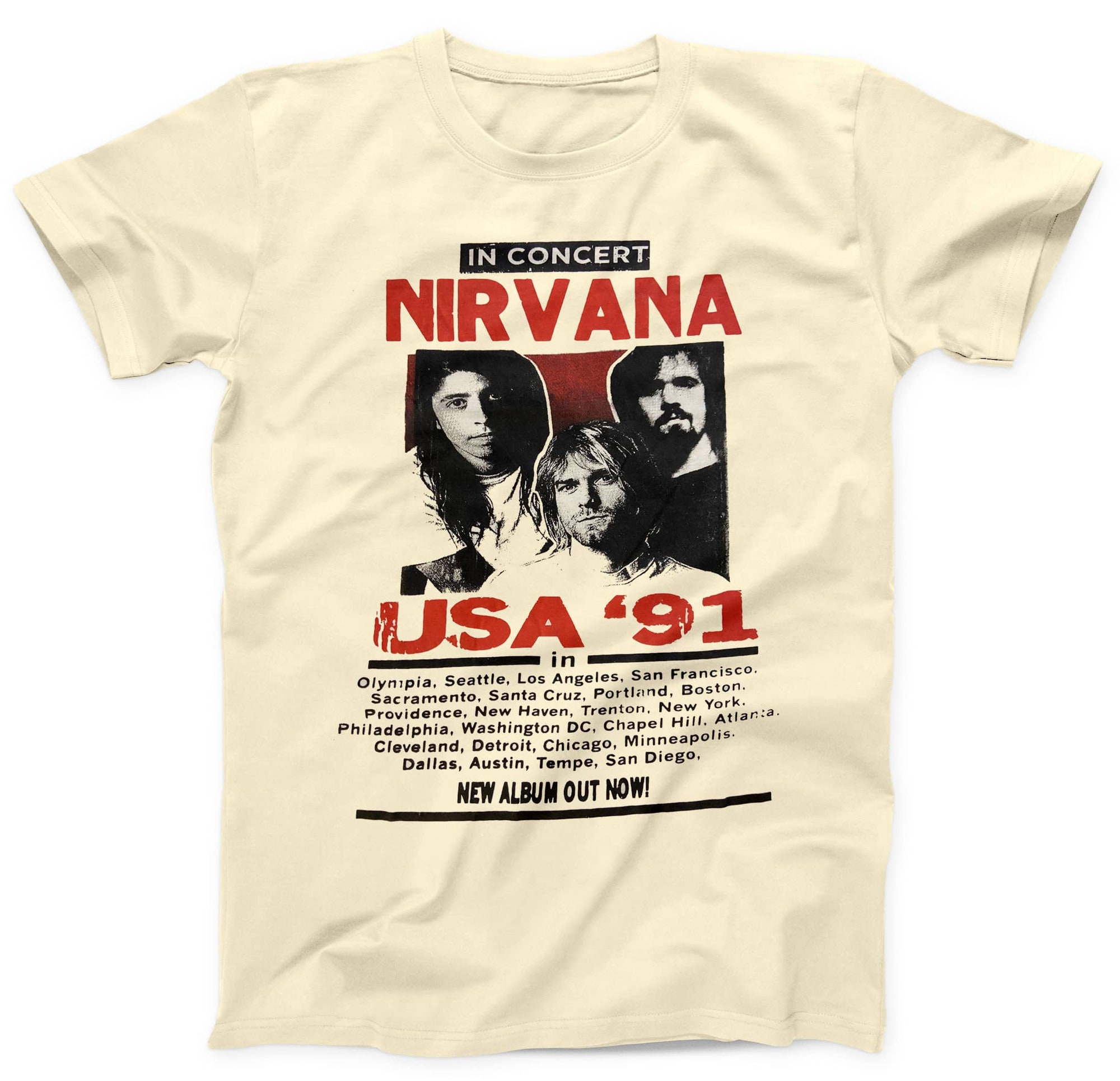 Discover Nirvana Music Band T Shirt