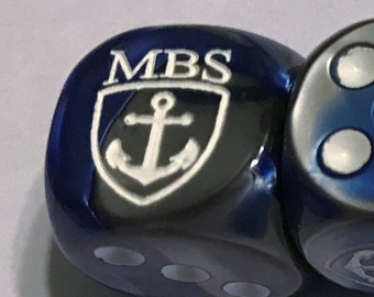 MBS Dice - Blue and Steel