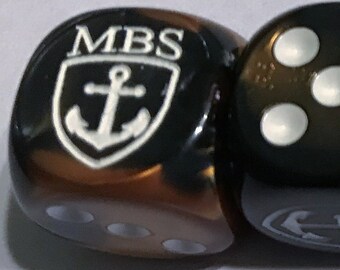 MBS Dice - Black and Copper
