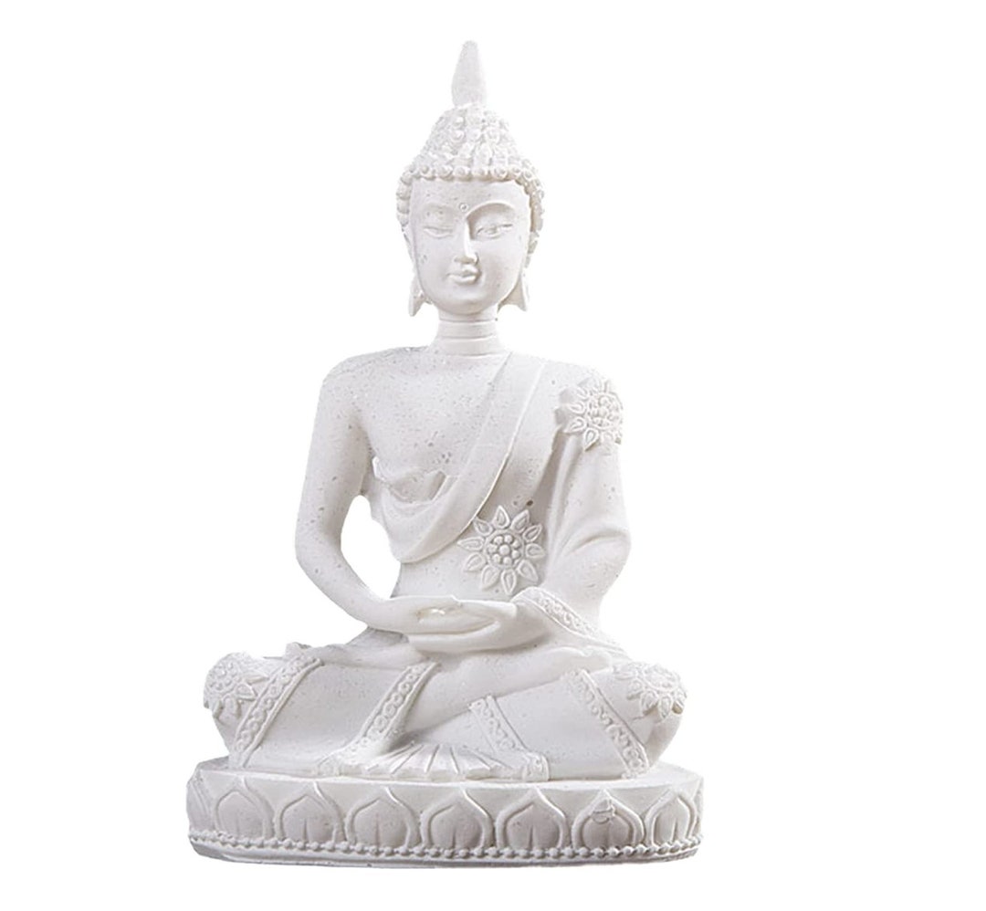 4 Types of Buddha Statue Made From Sandstone Yoga Buddha Figurine