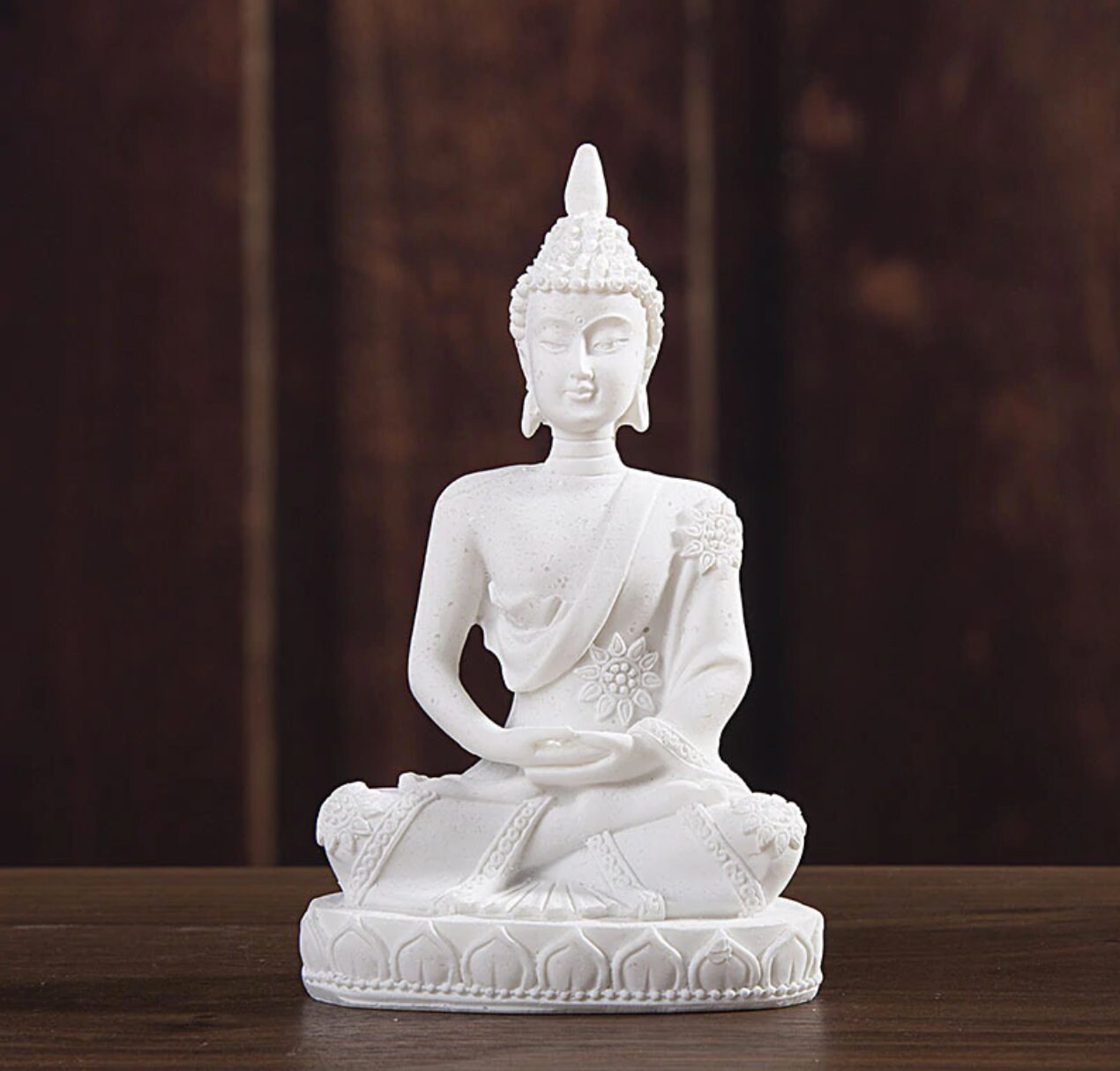 4 Types of Buddha Statue Made From Sandstone Yoga Buddha Figurine