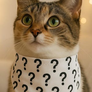 Meowgic Mystery Bundle with 3 Reversible Pet Bandanas – Surprise Design Scarf for Cats and Small Dogs (Customizable)