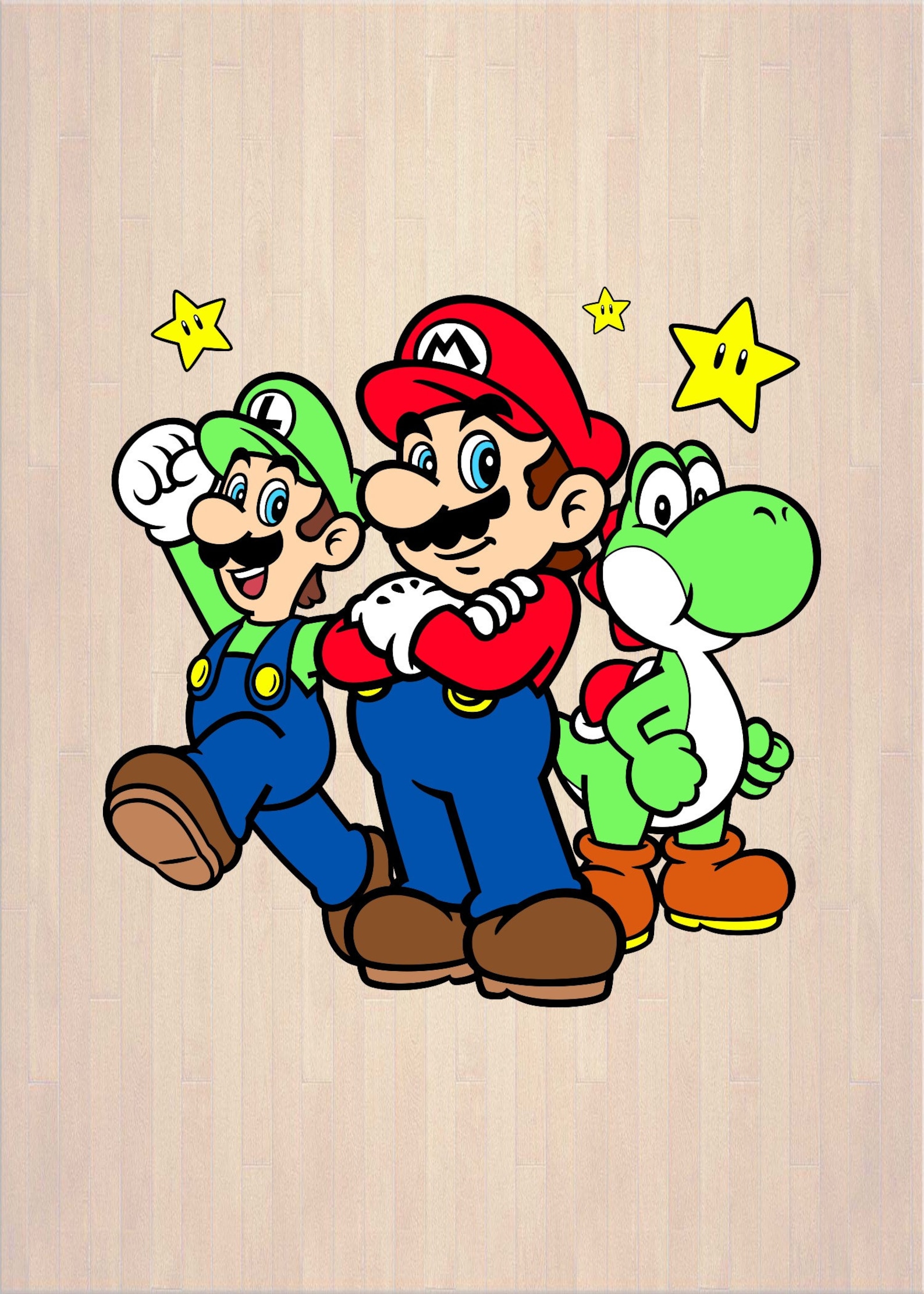 Super Mario Scene SVG