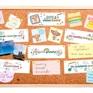 Afdrukbaar visionboard voor kinderen