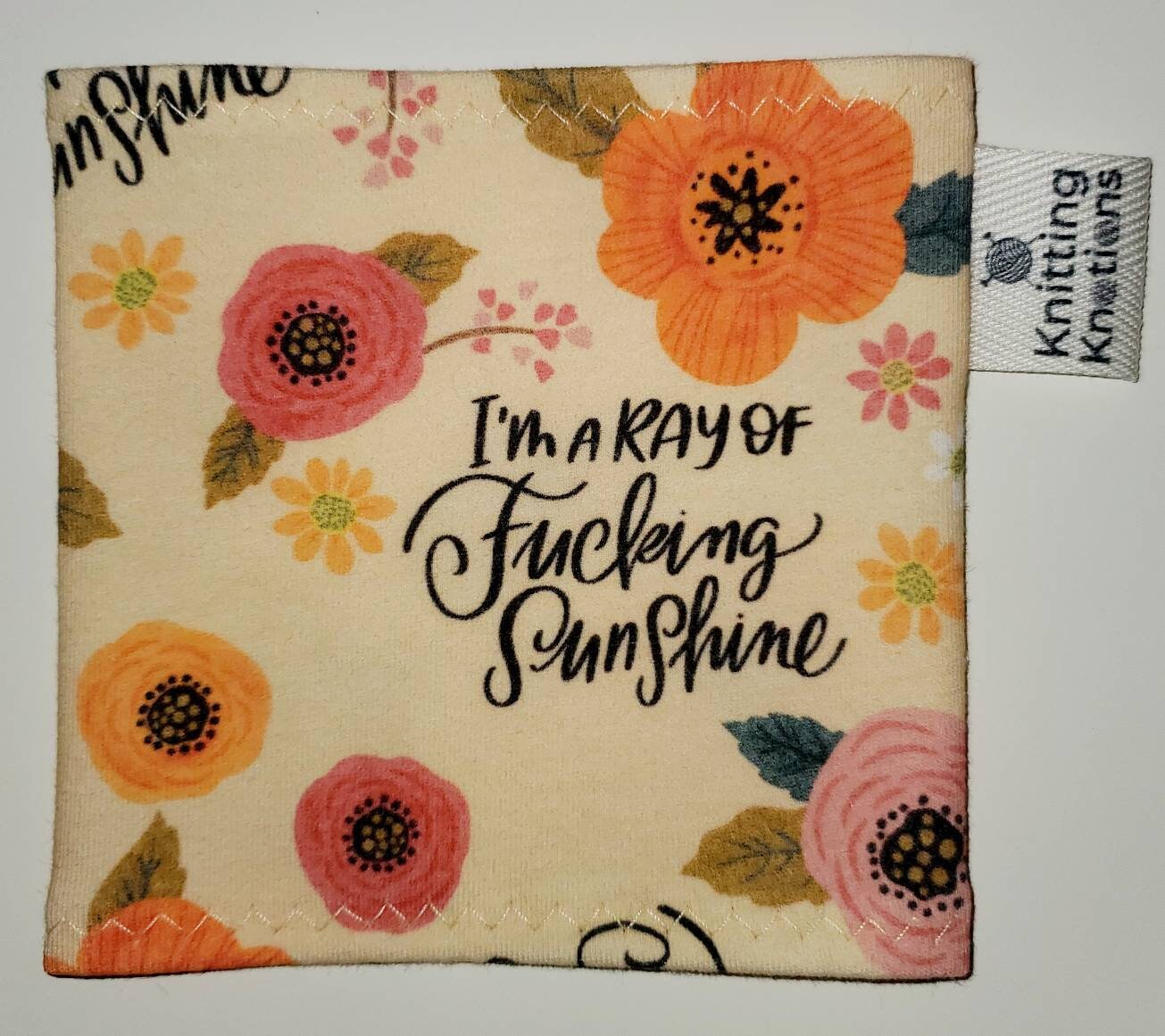 I'm a Ray of Fucking Sunshine Yarn Coozie/Cozy/Hugger/Huggie/Slee…