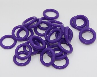 Large Purple Silicone No-Snag Stitch Marker
