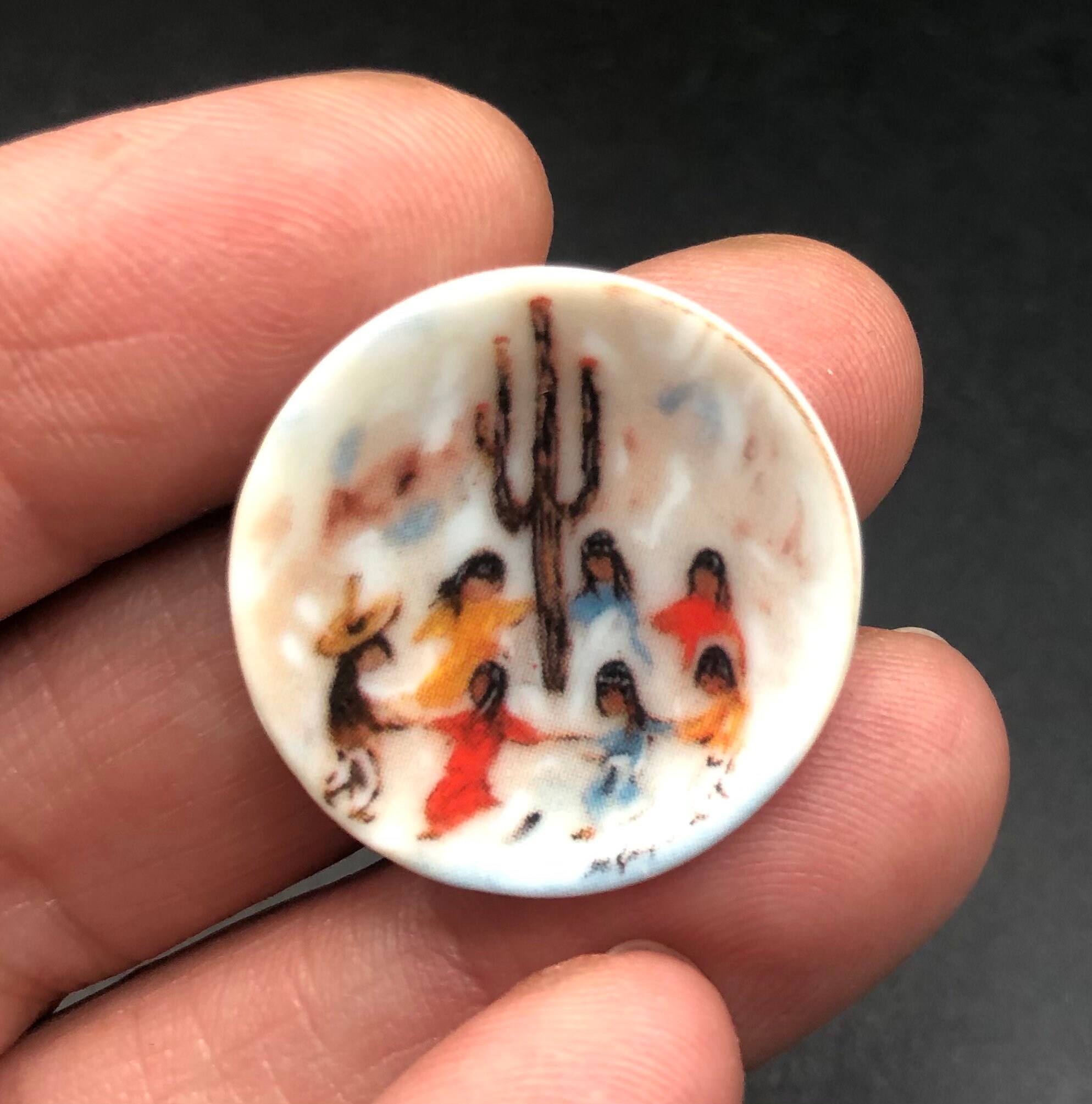 DeGrazia Miniature Plates Limited Edition 2 of 8 Porcelain Etsy