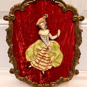 Lot De 2 Plaques Murales Vintage – Dépose Italy 93 – Style Victorien