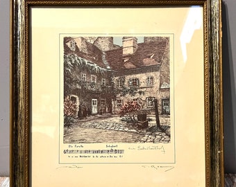 Vtg Herta Czoernig Gobanz Framed Watercolor 1886-1970 Austrian, Wall Art, Etching, Titled die Forelle Gold Gilded, Wall Hanging, Signed - Etsy Vtg Herta Czoernig Gobanz Framed Watercolor 1886-1970 Austrian, Wall Art, Etching, Titled die Forelle Gold Gilded, Wall Hanging, Signed - Etsy