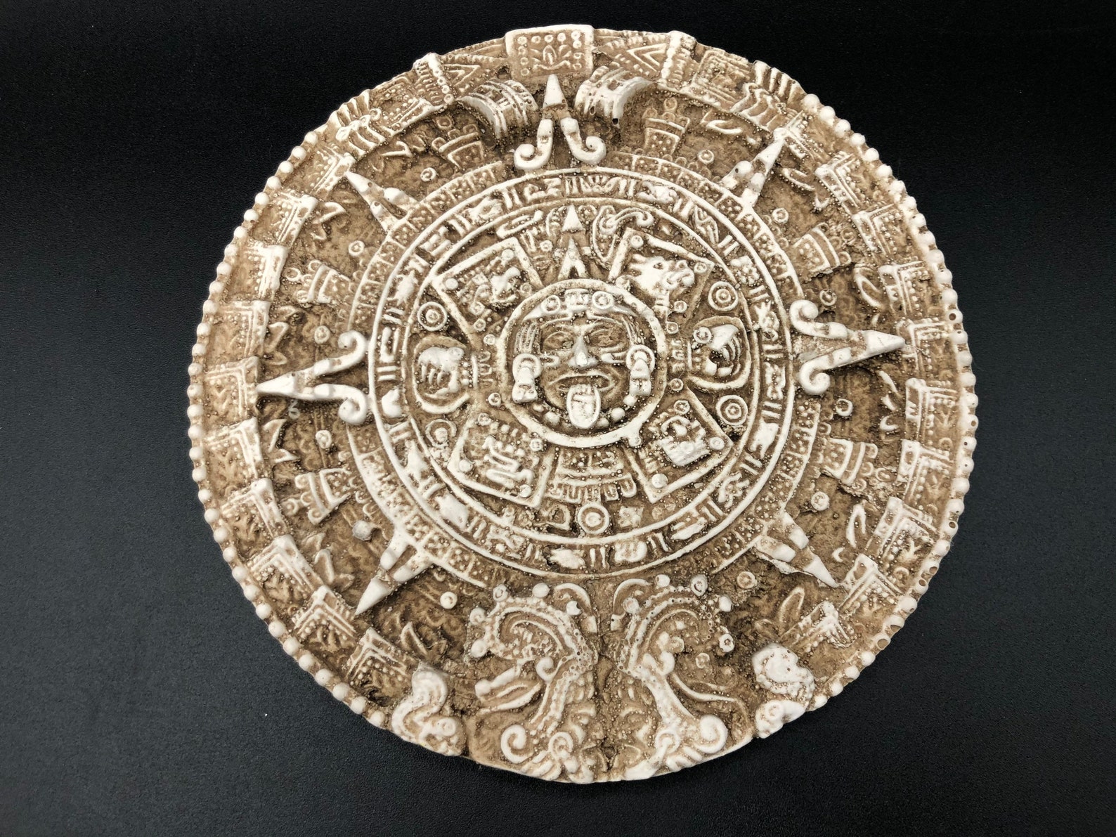 Aztec Calendar Sun Stone Handmade Stone of the Sun Made in Etsy