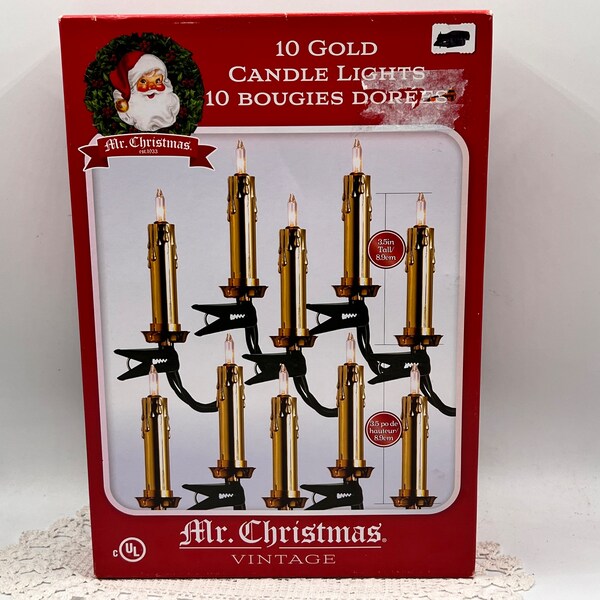 Christmas Tree Lights Candle Etsy