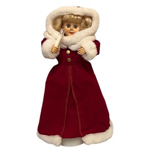 ヴィンテージ クリスマス アニメーション & イルミネーション キャロラー、Telco オリジナル 18 インチ モーション エット、ホリデー メロディーを演奏、クリスマス マントル デコレーション
