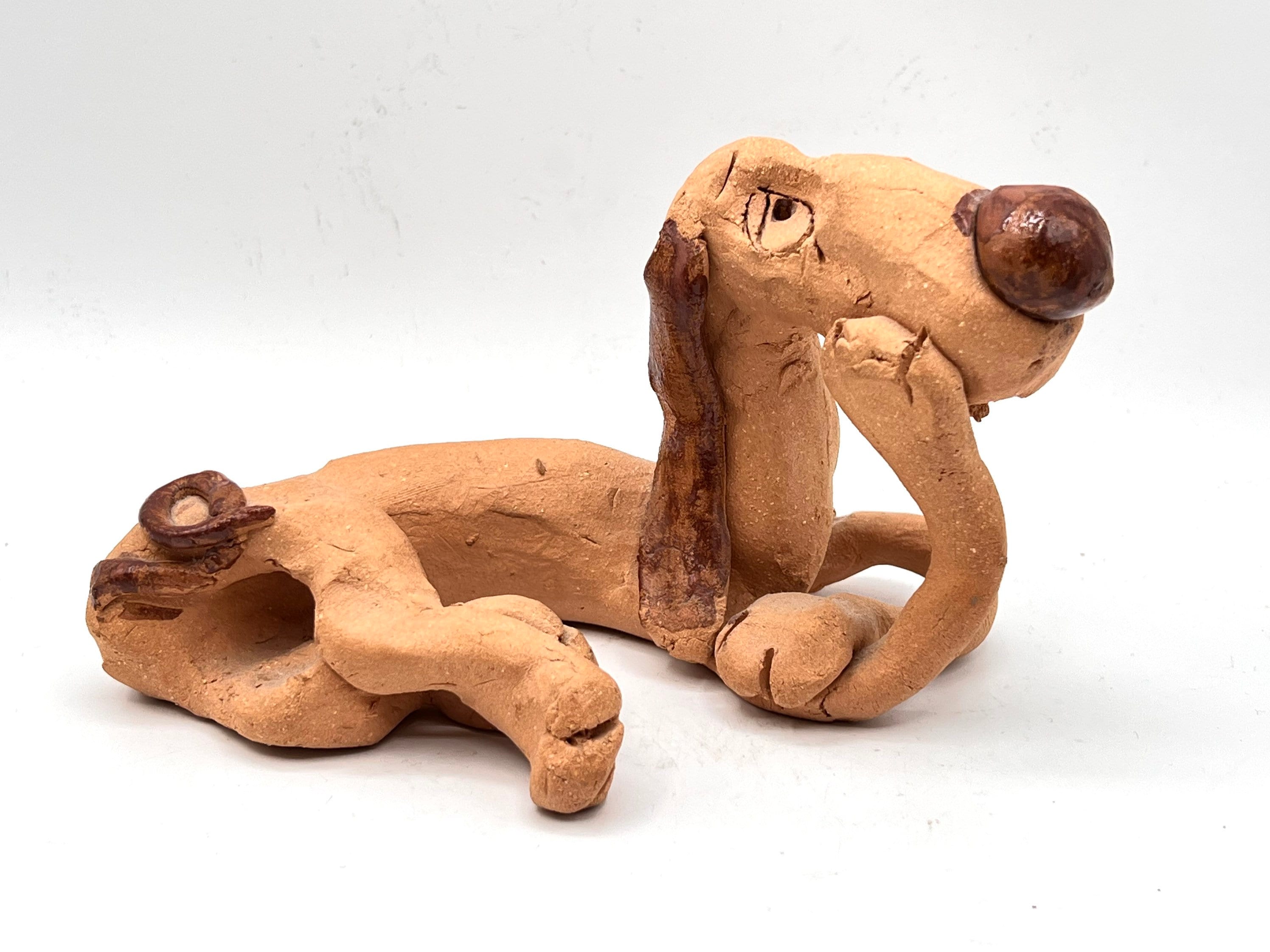 Buy Vintage Clay Dog Anthropomorphic Dog Statue Made in Canada Online in India - Etsy Buy Vintage Clay Dog Anthropomorphic Dog Statue Made in Canada Online in India - Etsy