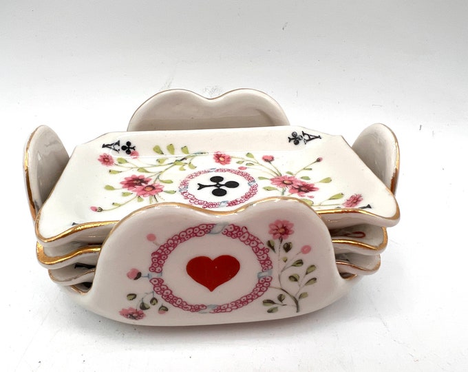 Vintage Japan Ashtrays Porcelain Trinket Dishes & Holder Etsy