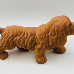 Vintage Cocker Spaniel Dog Figurine, Ceramic Dog Statue, Hand Painted Dog, Gift for Dog Lover,  Collectible, Home Decor