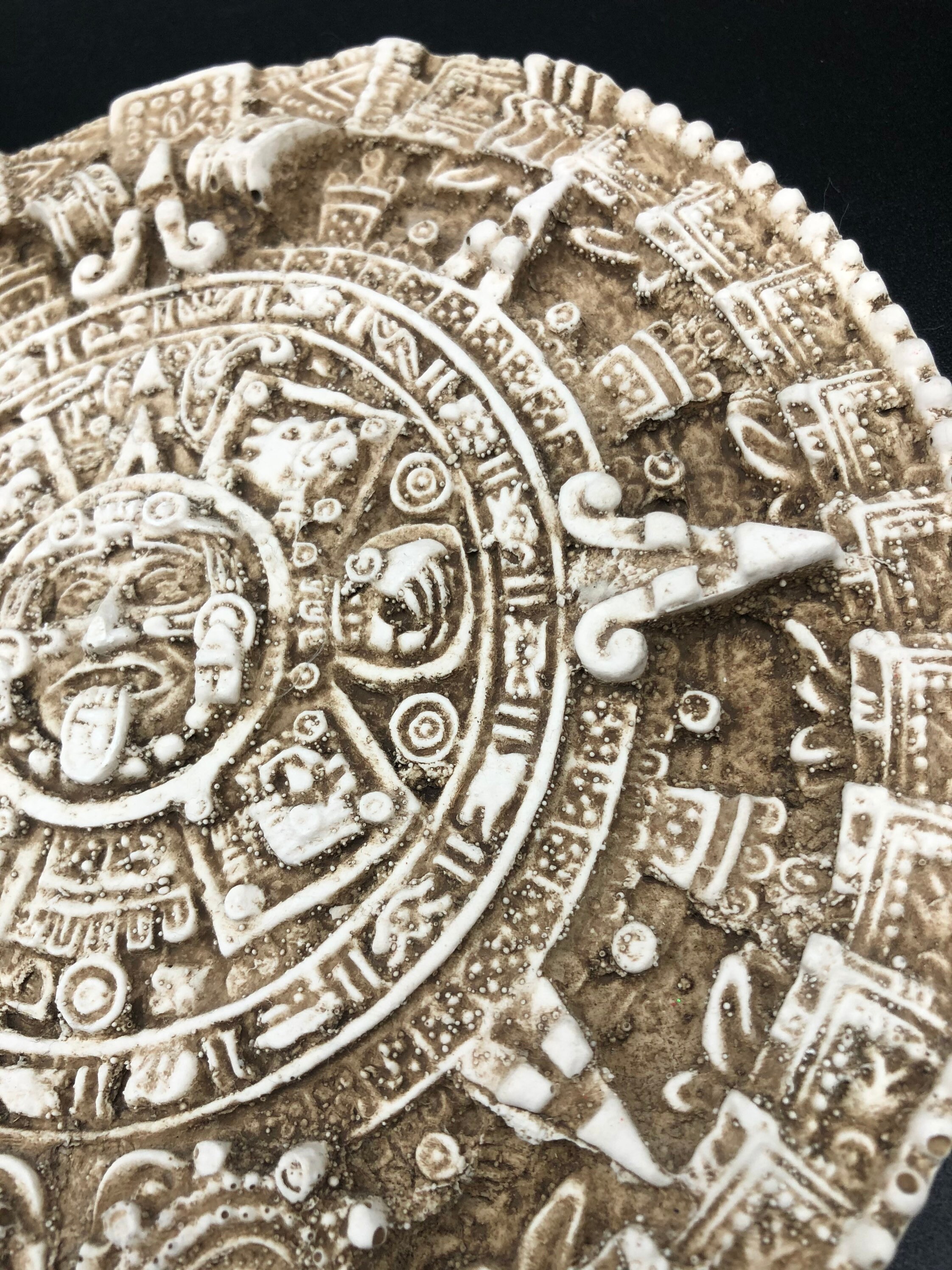 Aztec Calendar Sun Stone Handmade Stone of The Sun Made in Etsy