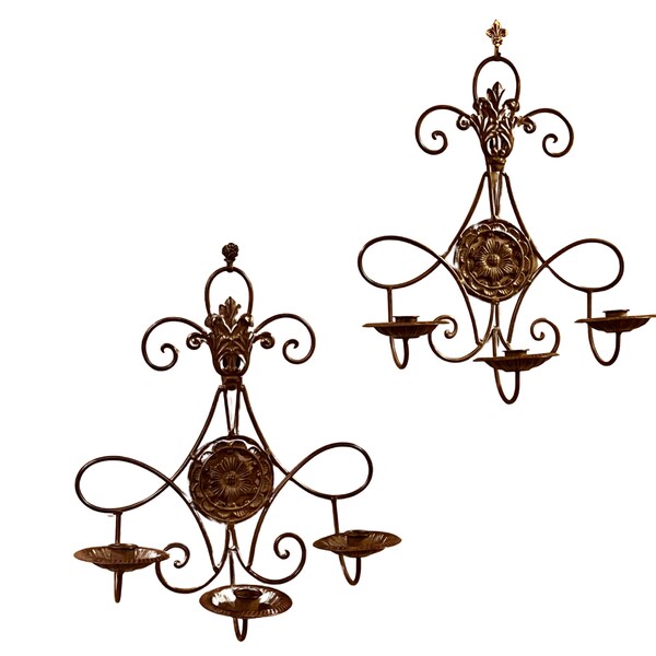 Metal Candle Wall Art Etsy