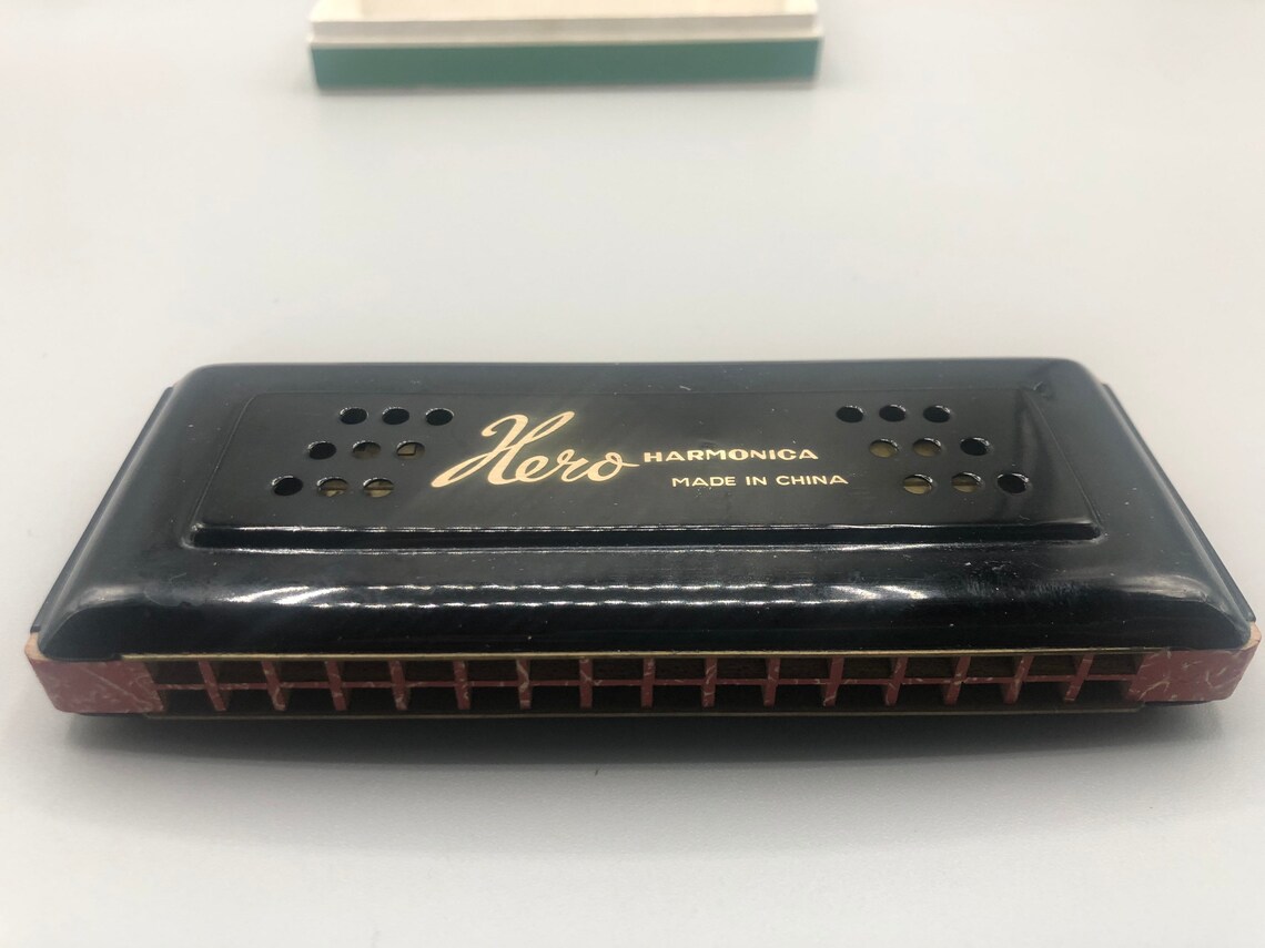 Vintage Harmonica Hero Harmonica DC 075 Double Sided & Etsy