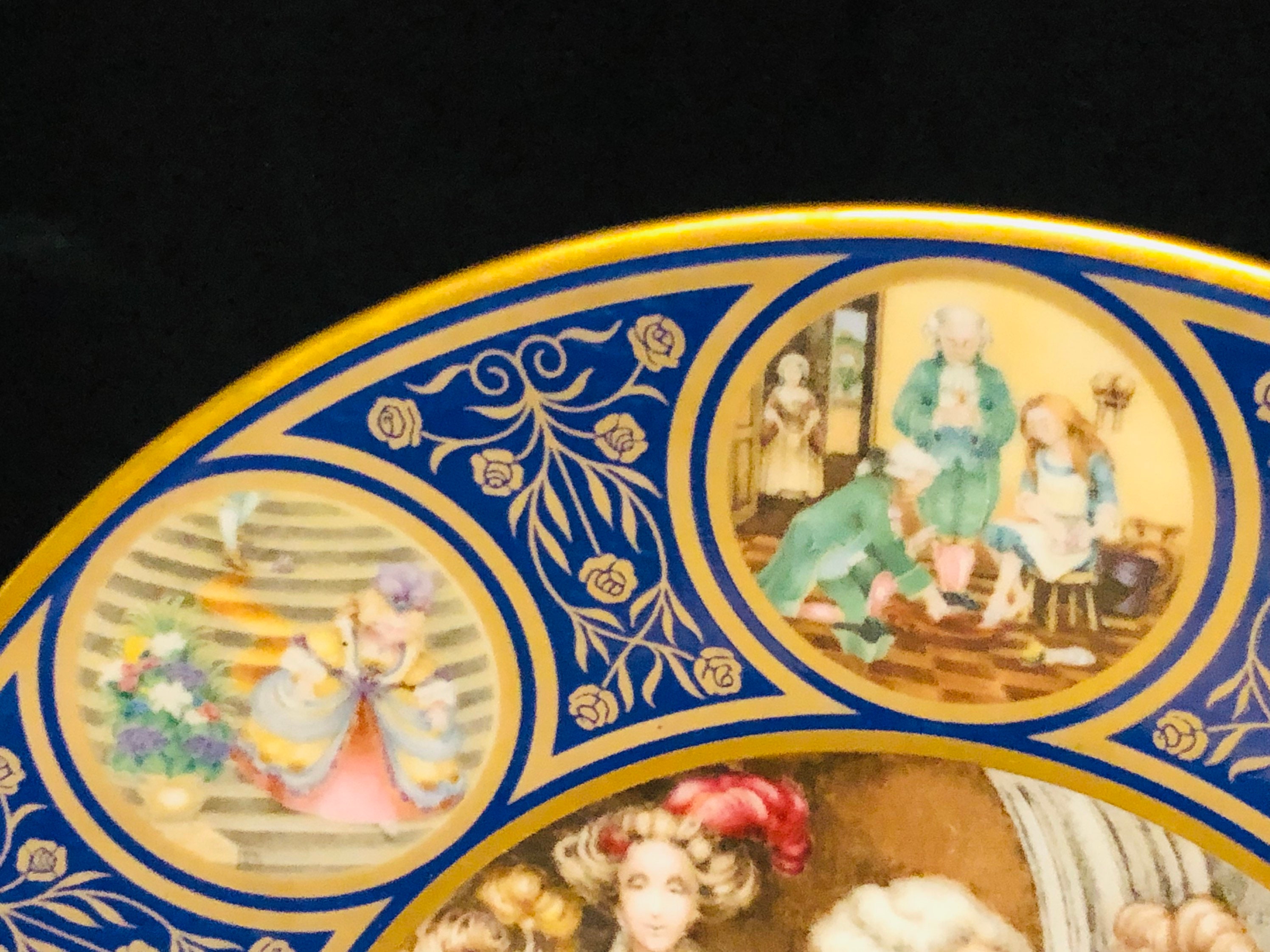 プロフ必読PorcelaineFranklinシンデレラプレート限定版1978年