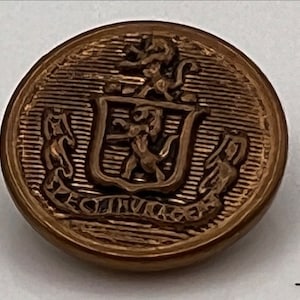 6 X Heavy Dark Bronze Metal Coat of Arms Buttons, Crest Buttons, Metal  Military Buttons, Metal Insignia Buttons, Bronze Coat Buttons 