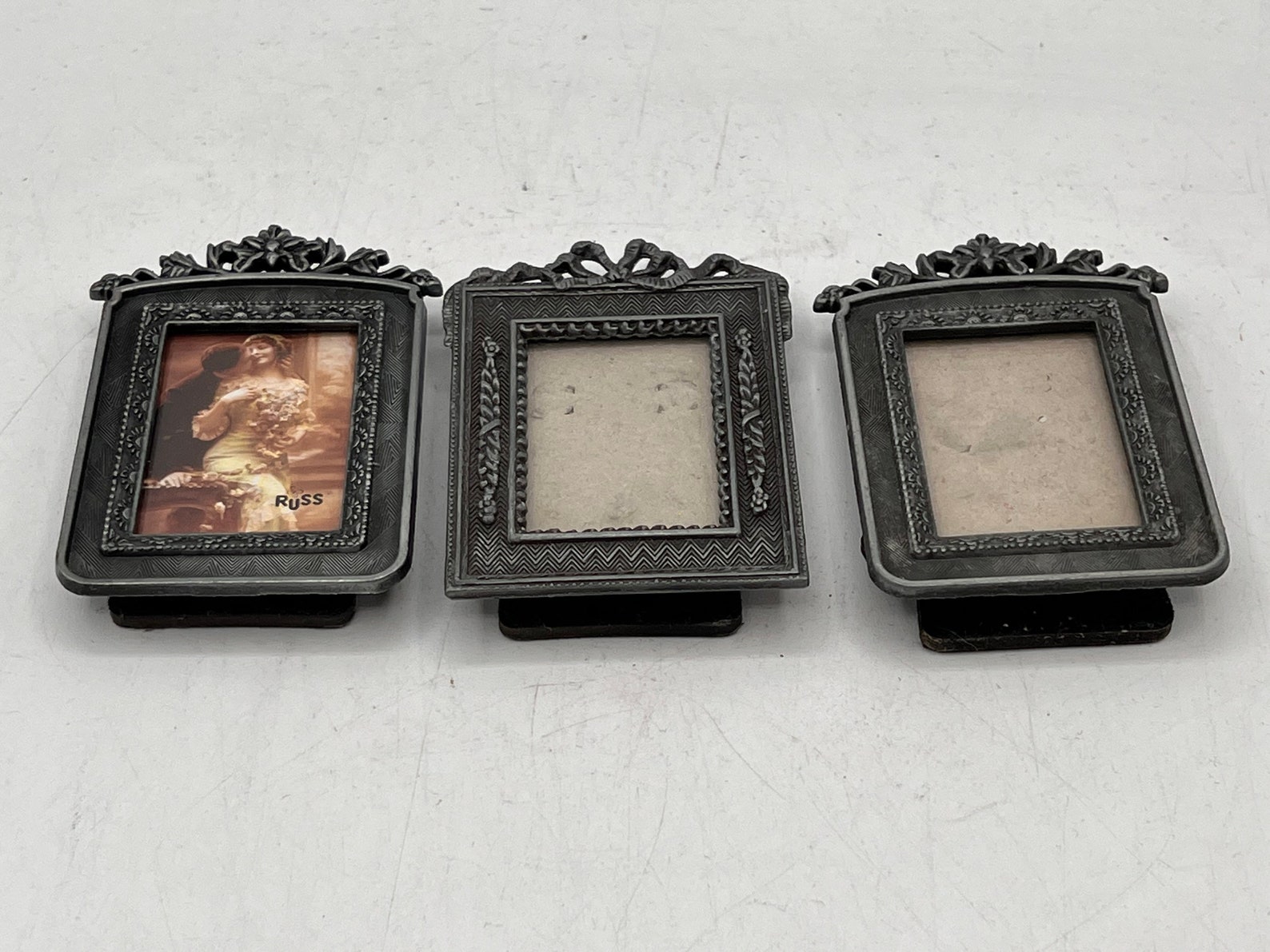Vintage Russ Picture Frames Set of 3 Mini Frames Ornate | Etsy