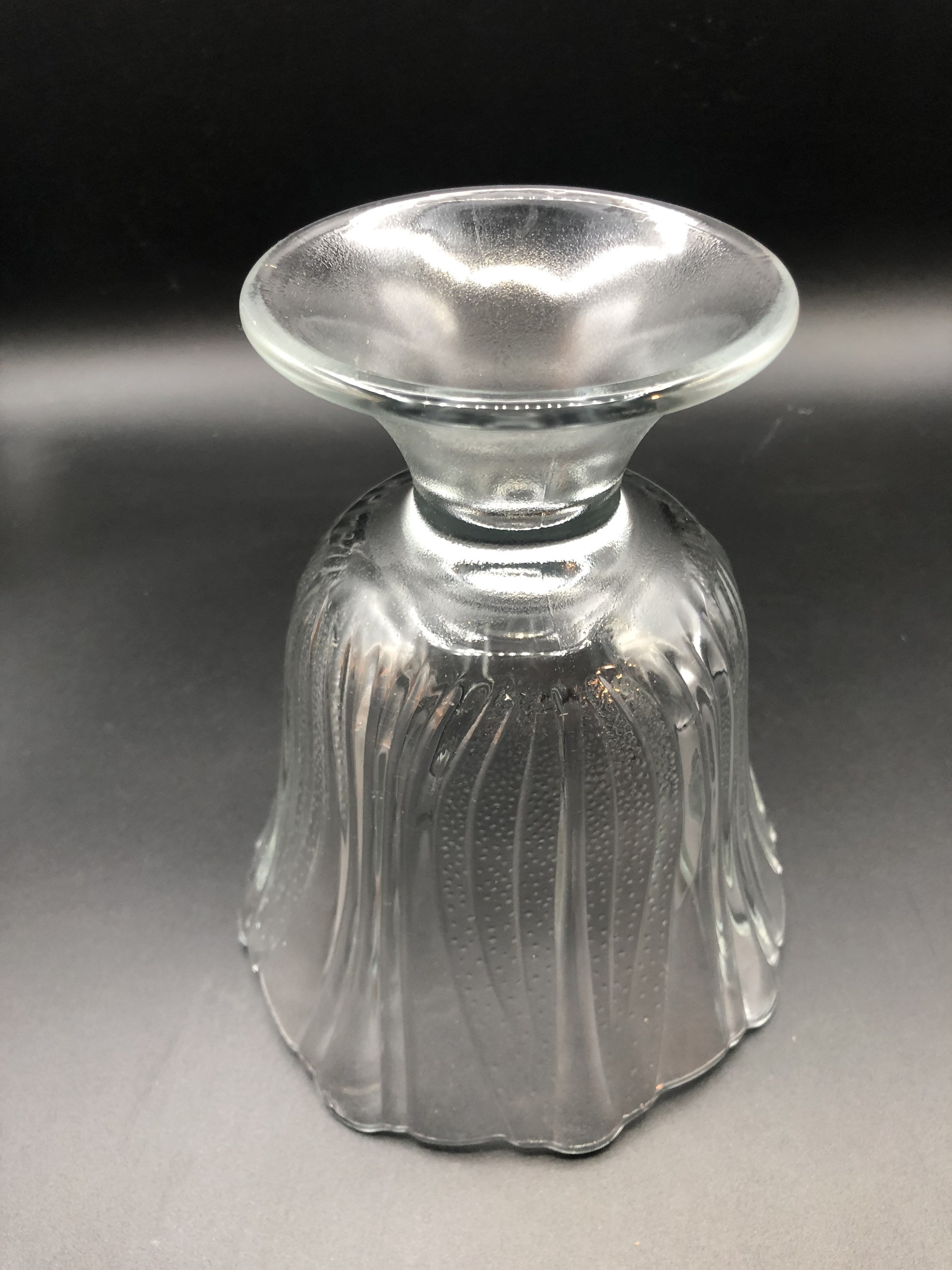 Victorian Celery Vase Pressed Glass Spooner with Slight Etsy