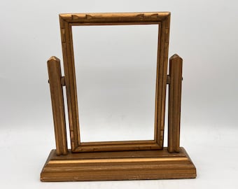Edwardian Swing Picture Frame, 1920s Wood Photo Frame, Antique Photograph Frame, Boudoir Decor,Empty Frame, Art Deco Picture Frame