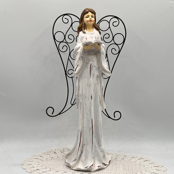 Winged Angel Statue Etsy