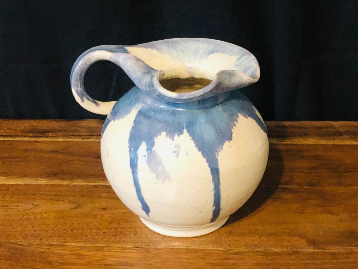 Antique Dutch Pottery Gouda Regina Holland Jug w/ Handle Etsy