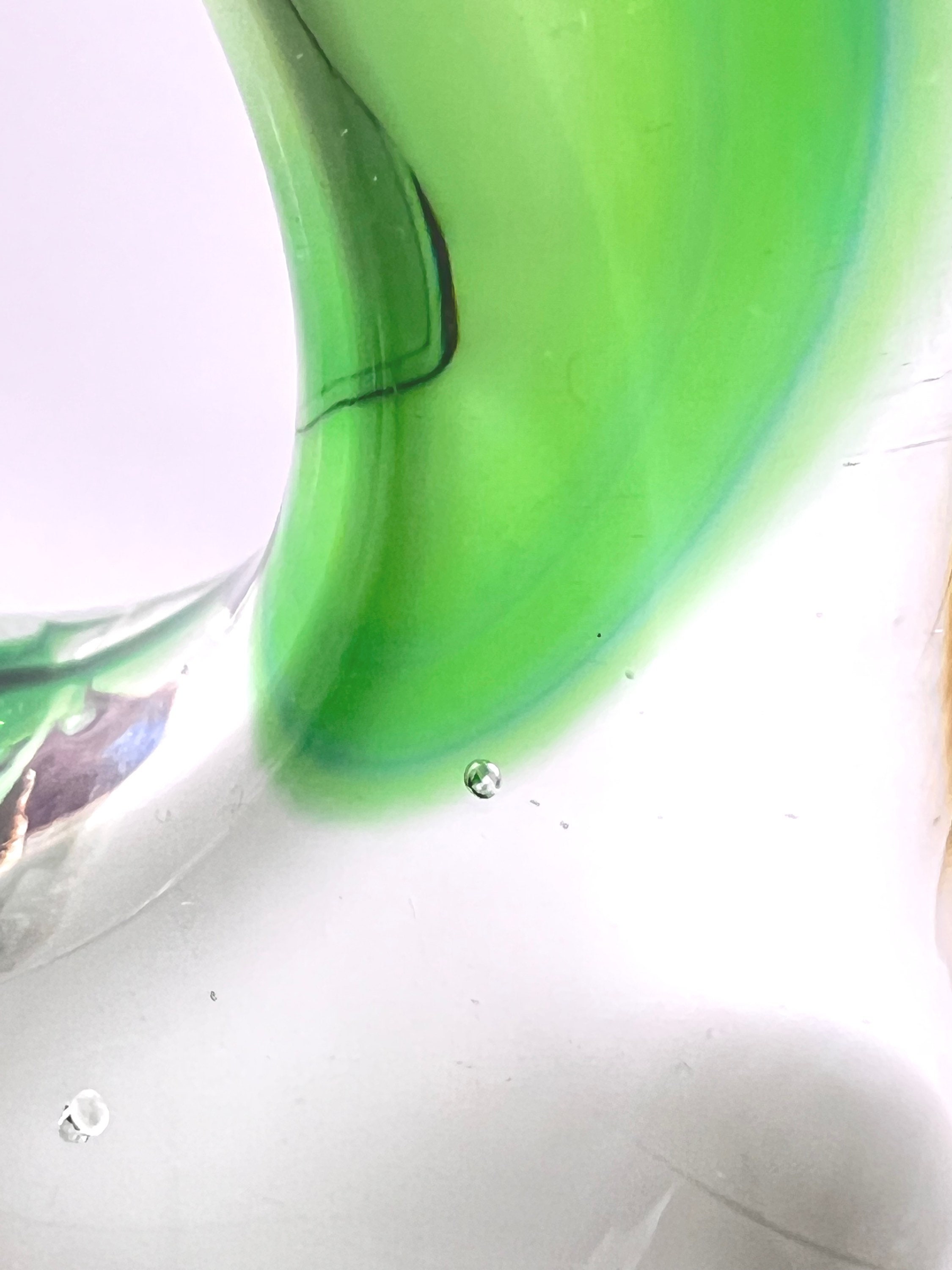 ムラーノ スワン　アルキメデセグソ グリーン アラバストロンガラスの白鳥彫刻 ムラーノ スワン アルキメデセグソ グリーン アラバストロンガラスの