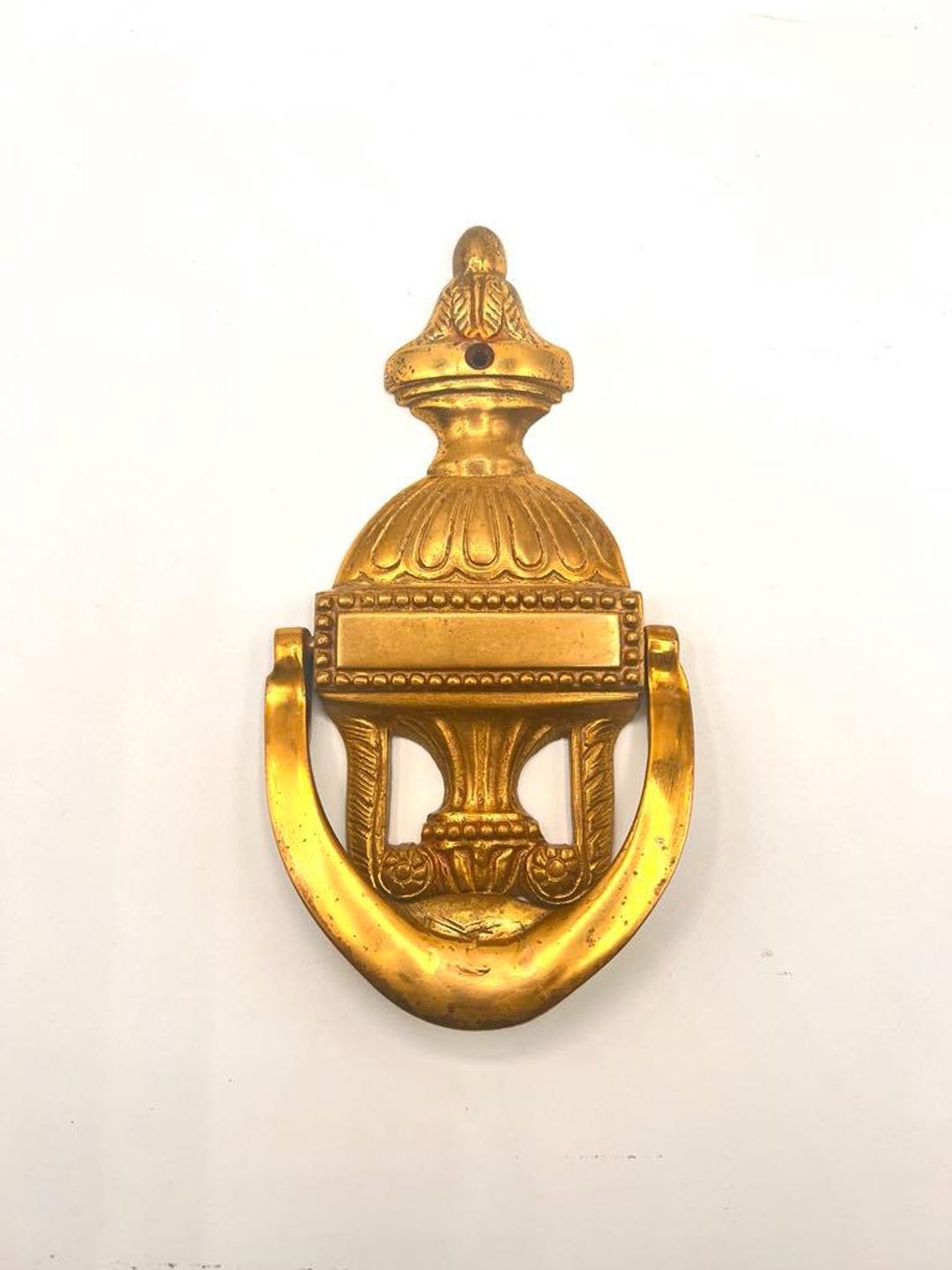 Victorian Rope Embelishment Design Vintage Brass Door Knocker: Victorian Rope Design, Engravable - Etsy