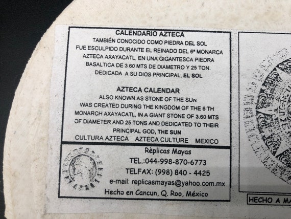 メキシコの壁飾り 日時計表 【公式通販】