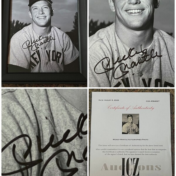 Sports Memorabilia Certificate of Authenticity Etsy