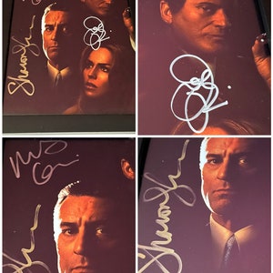 Stunning CASINO Movie 8x10 Framed Photograph, Signed by Sharon Stone, Robert De Niro and Joe Pesci with a COA (Certificate of Authenticity)