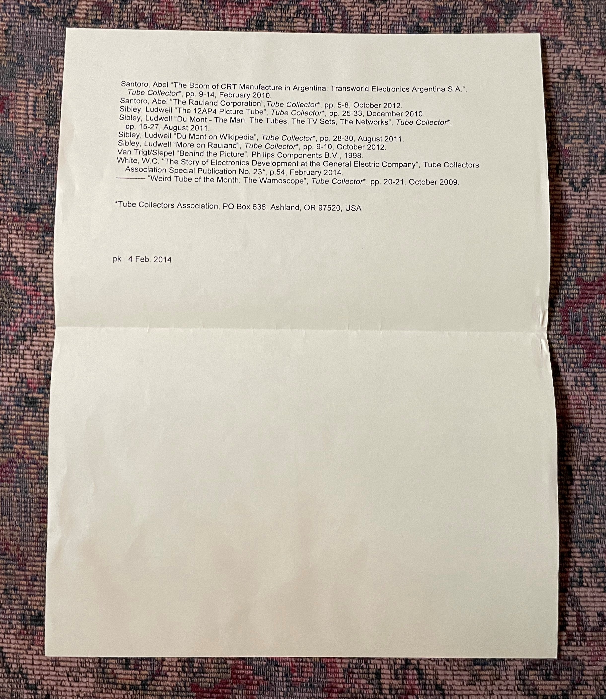 The Cathoderay Tube Hardcover 1st Edition Book 1991 SIGNED &