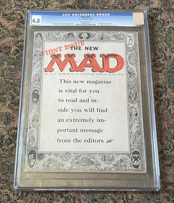 Rare, Vintage, Mad # 24 First Issue the NEW MAD Magazine Now