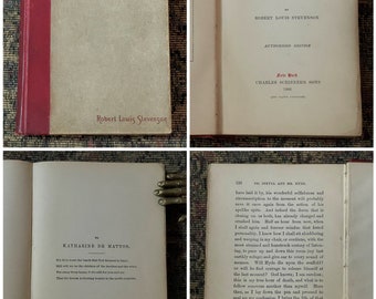 Extremely First 1st Edition Strange Case of Dr. Jekyll and Mr. Hyde Hard Cover Book by ROBERT LOUIS STEVENSON 1886, Very Nice Condition.