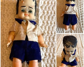 Extremely Rare, VINTAGE FRANKY Ideal Mini-Monster Doll, Super Rare, The Munsters, 1965, Remco! Hard to Find!