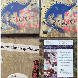 Inramad, Don var signerad LP (Långspelande skiva), Was (Not Was) Walk the Dinosaur med JSA LOA-certifiering