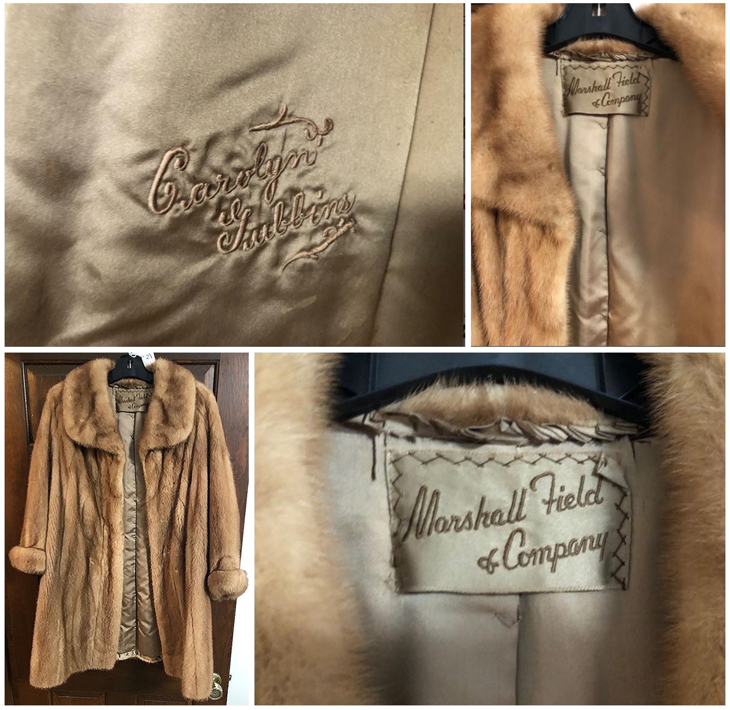 Marshall Fields Fur Coat - Etsy